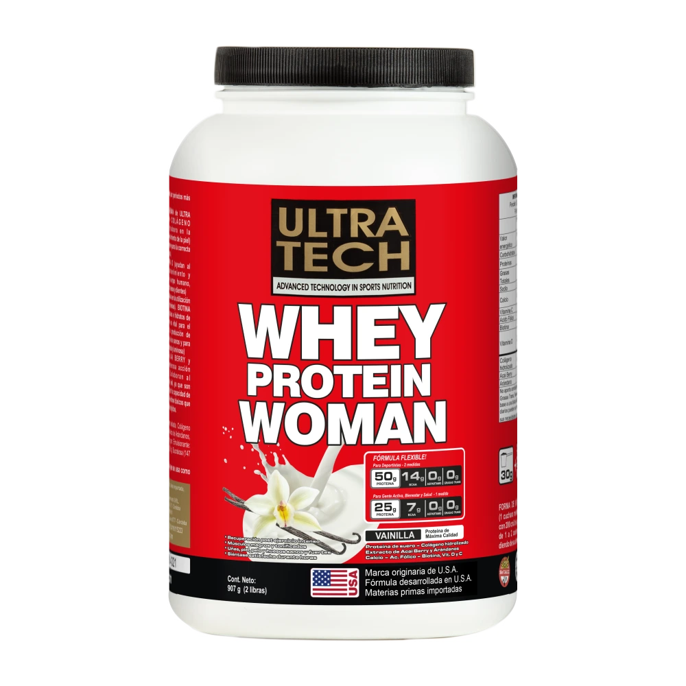 Whey Protein Woman UltraTech 907 g Vainilla