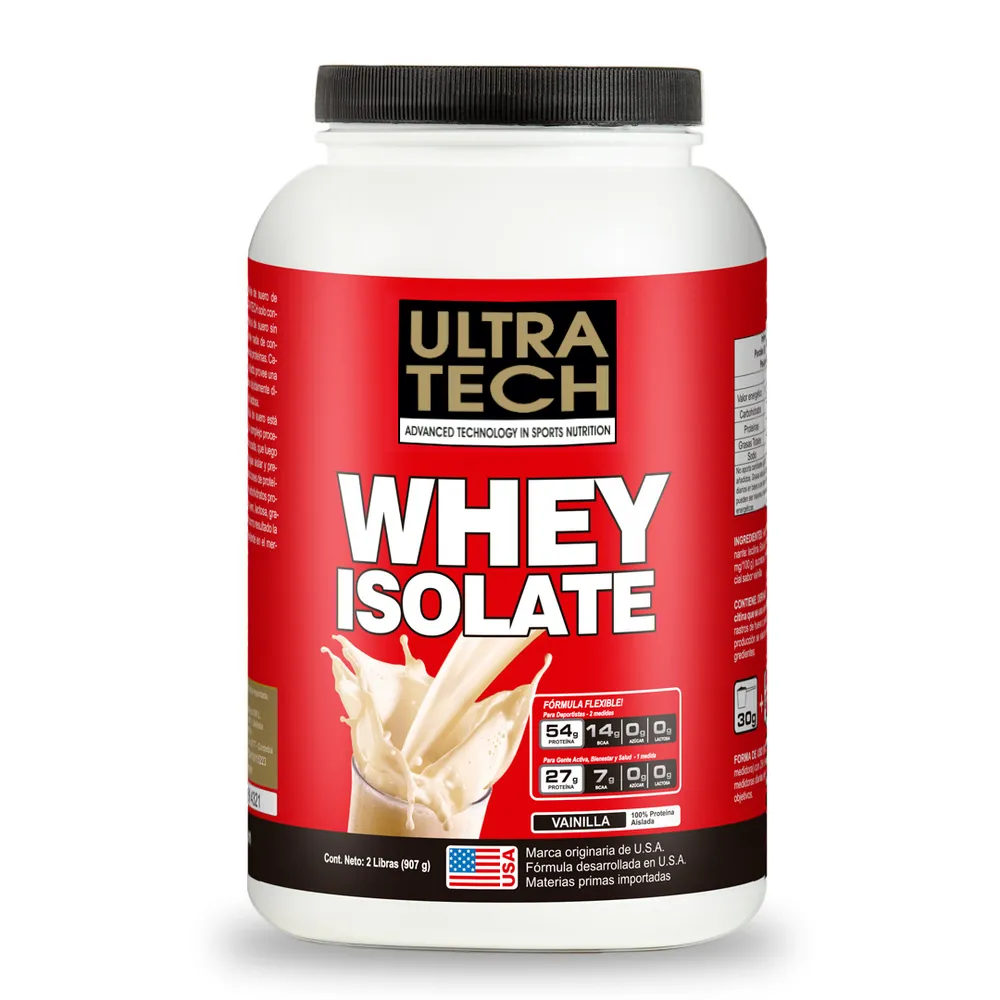 Whey Isolate 907 g Vainilla Ultra Tech