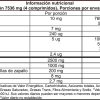 Testo Booster - Informacion Nutricional