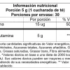 Brutal Glutamine - Informacion Nutricional