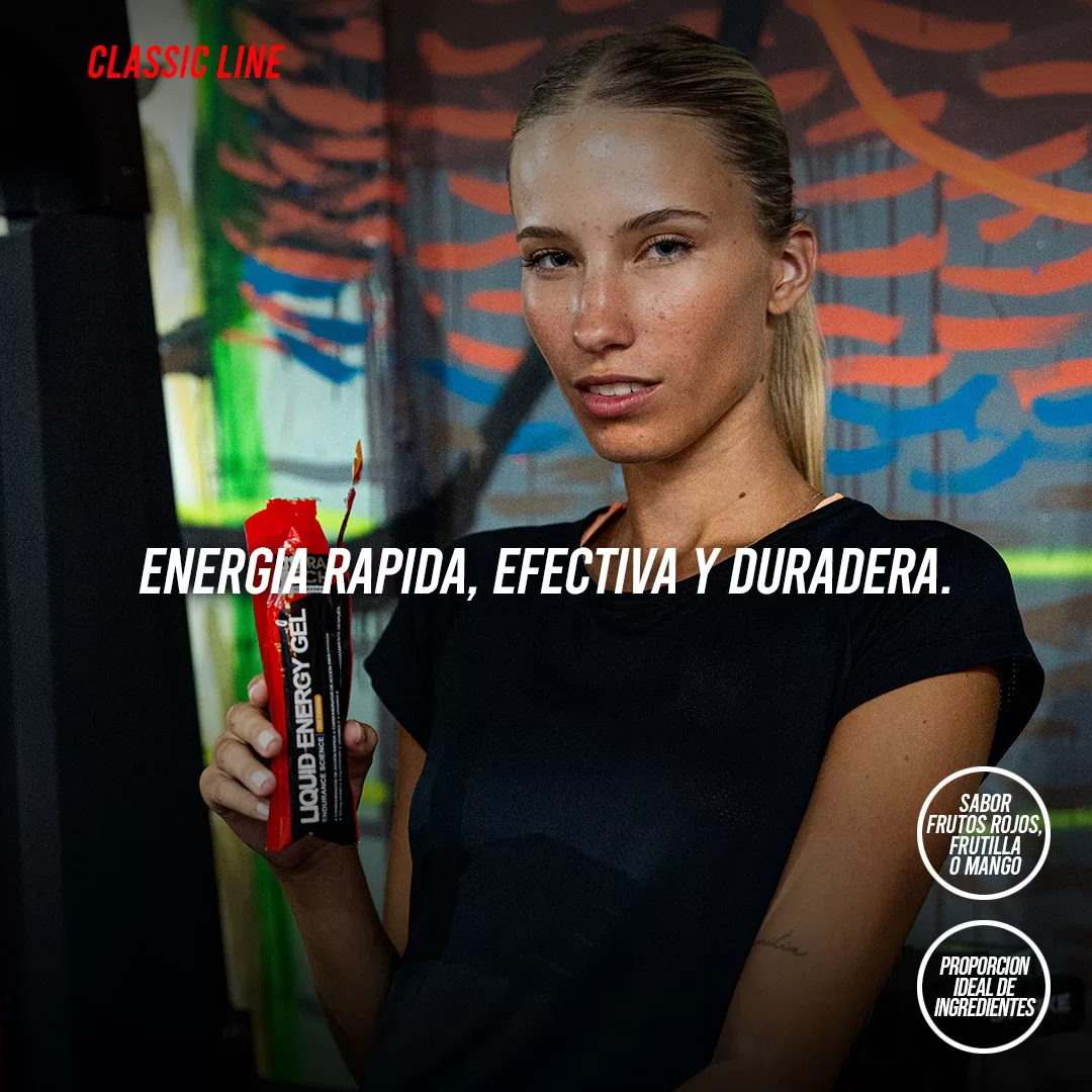 Liquid Energy Gel Ultra Tech - Slider Publicitario