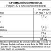 Whey Protein - Informacion Nutricional