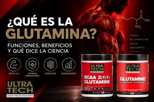 ¿Qué es la glutamina? Funciones, beneficios y qué dice la ciencia sobre su uso deportivo.