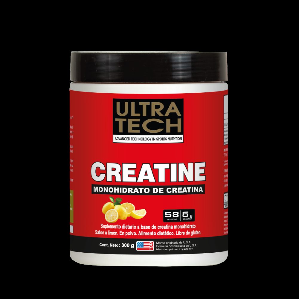 Creatina 300 G Sabor Limón Ultra Tech
